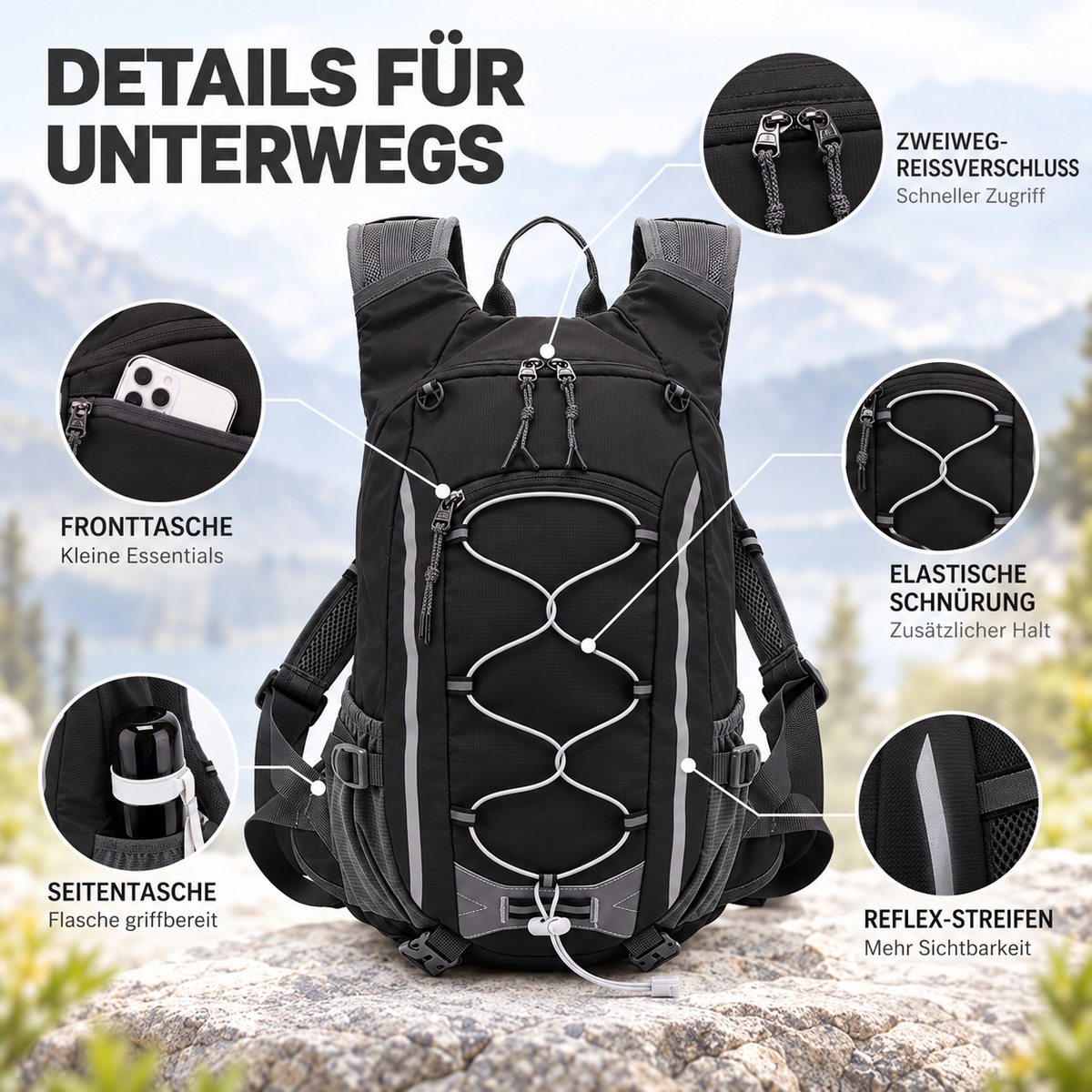 Camp Basel | 20-Liter Wasserdichter Rucksack