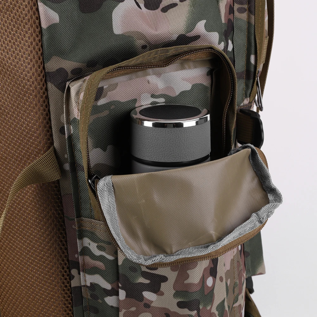 80-Liter-Trekkingrucksack mit MOLLE-Webbing robust wasserdicht