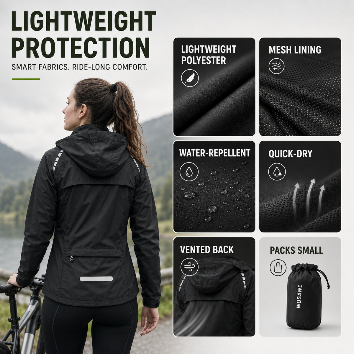 Camp Basel | Aerava Hochsichtbarkeitts-Radjacke