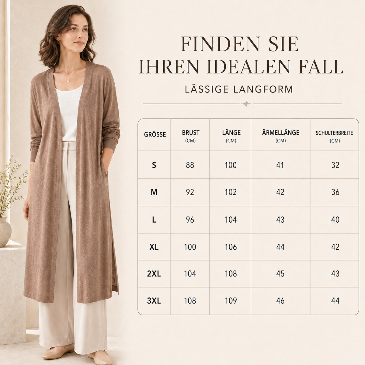 Camp Basel | Aerisell Longline Open Front Cardigan