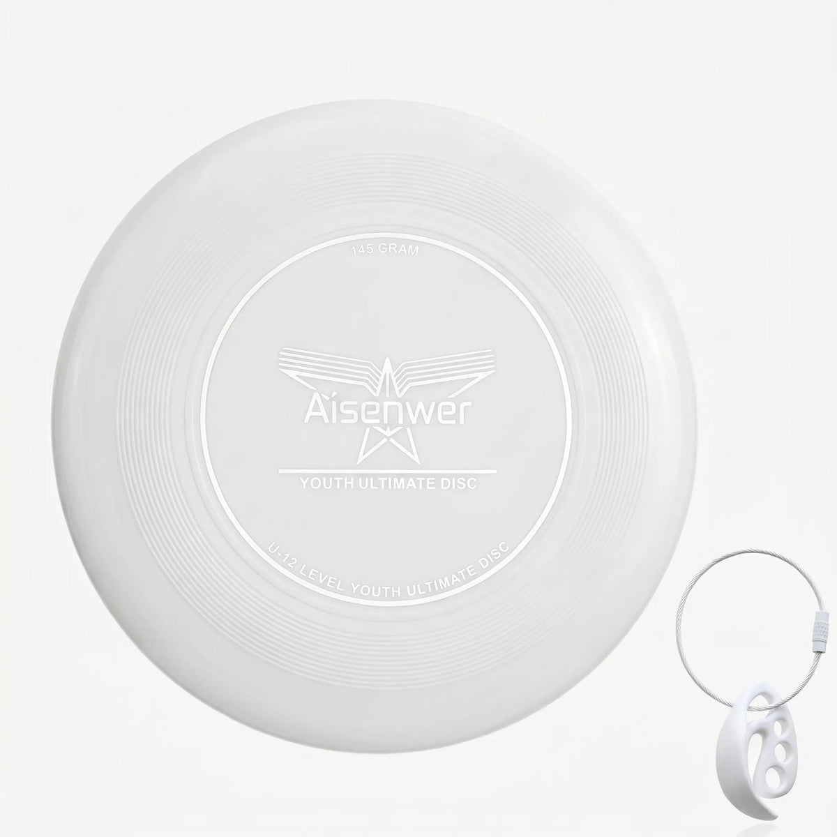 Flugscheibe 175g aerodynamisch gerillte Kante Outdoor-Sport