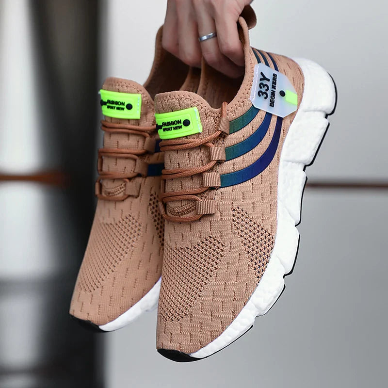 Leichte Lauf-Sneaker atmungsaktiv Luftnetz-Obermaterial