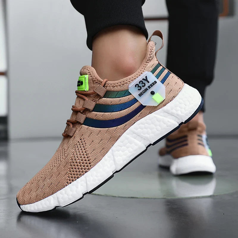Leichte Lauf-Sneaker atmungsaktiv Luftnetz-Obermaterial
