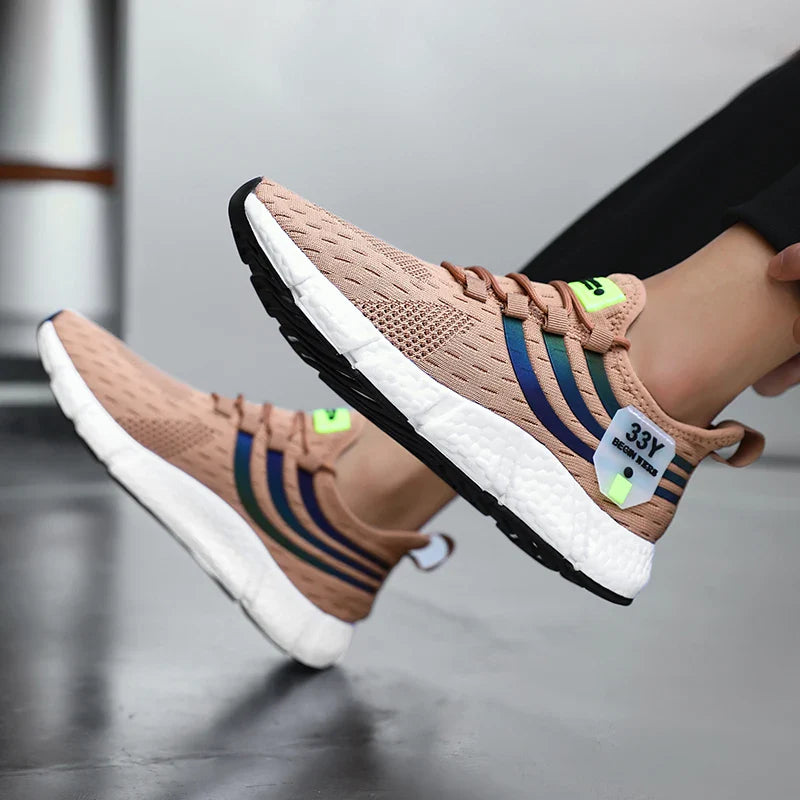 Leichte Lauf-Sneaker atmungsaktiv Luftnetz-Obermaterial