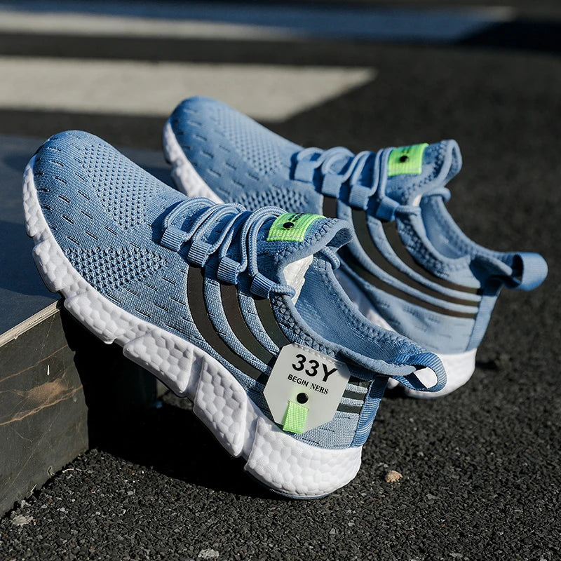 Leichte Lauf-Sneaker atmungsaktiv Luftnetz-Obermaterial
