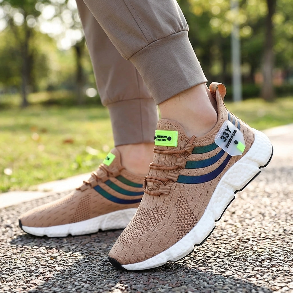 Leichte Lauf-Sneaker atmungsaktiv Luftnetz-Obermaterial
