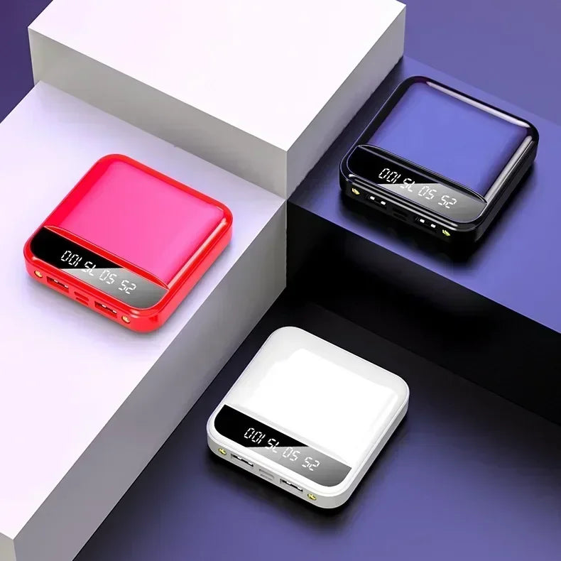 Tragbare Powerbank Schnellladen kabelloses Laden digitales Display