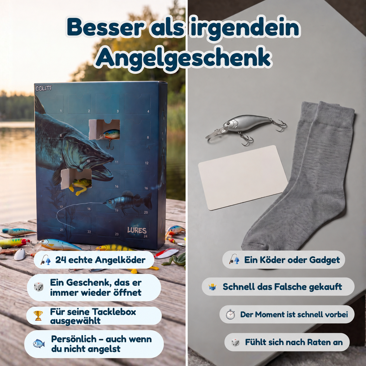 Camp Basel | Angelzubehör Adventskalender
