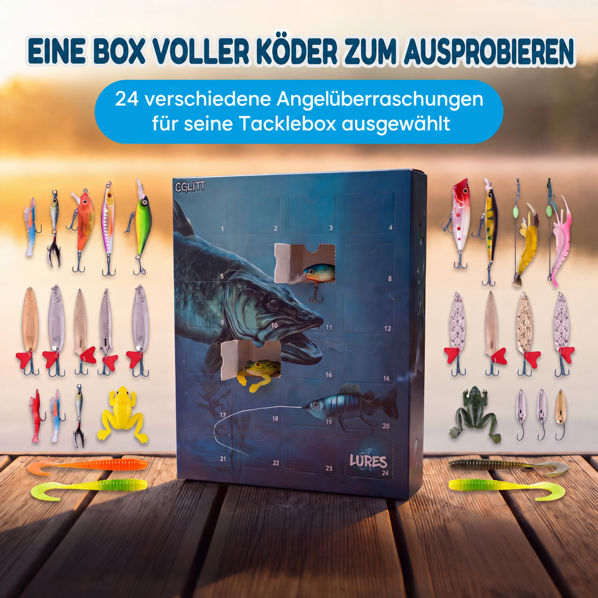 Camp Basel | Angelzubehör Adventskalender
