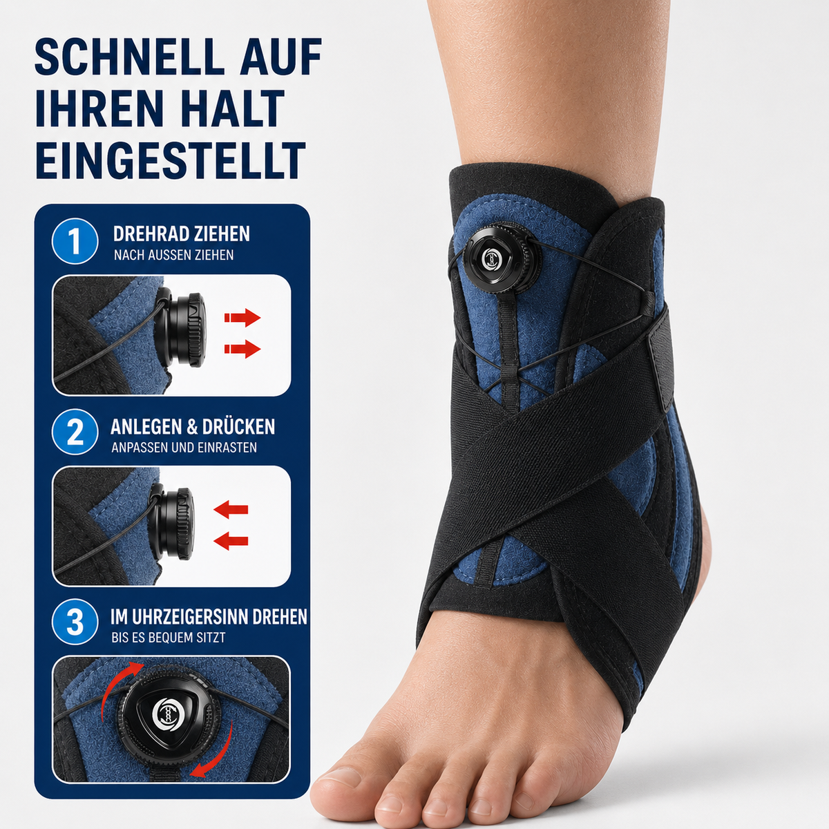 Camp Basel | Ankoraid Verstellbare Druckgepolsterte Knöchelstütze