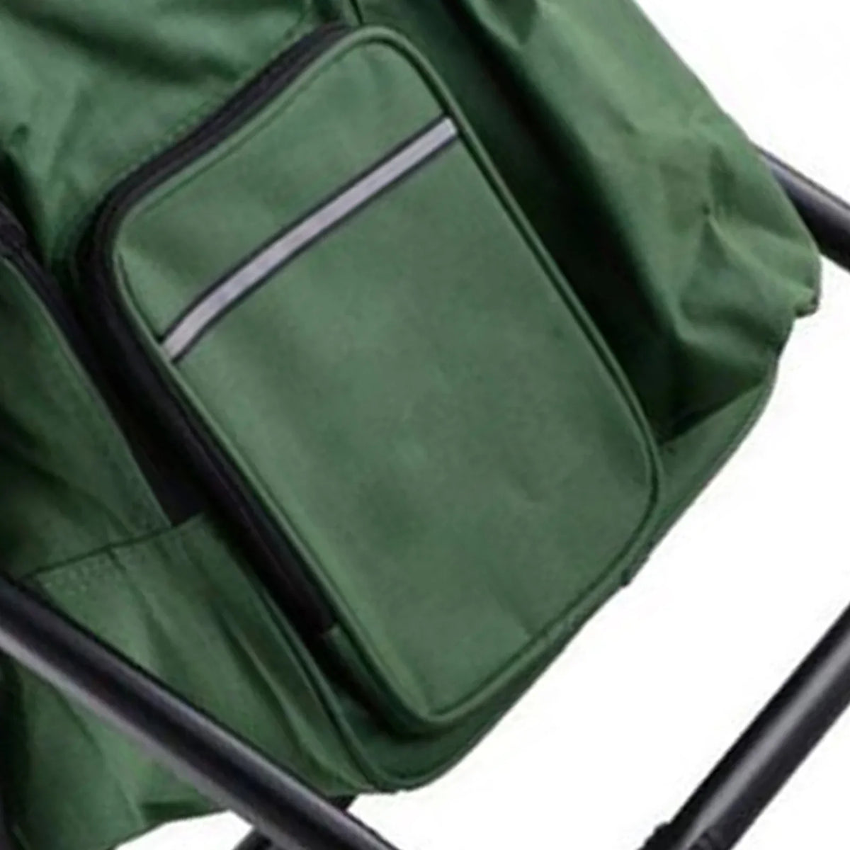 Faltbarer Rucksack-Kühlhocker mit isoliertem Fach und stabilen Beinen