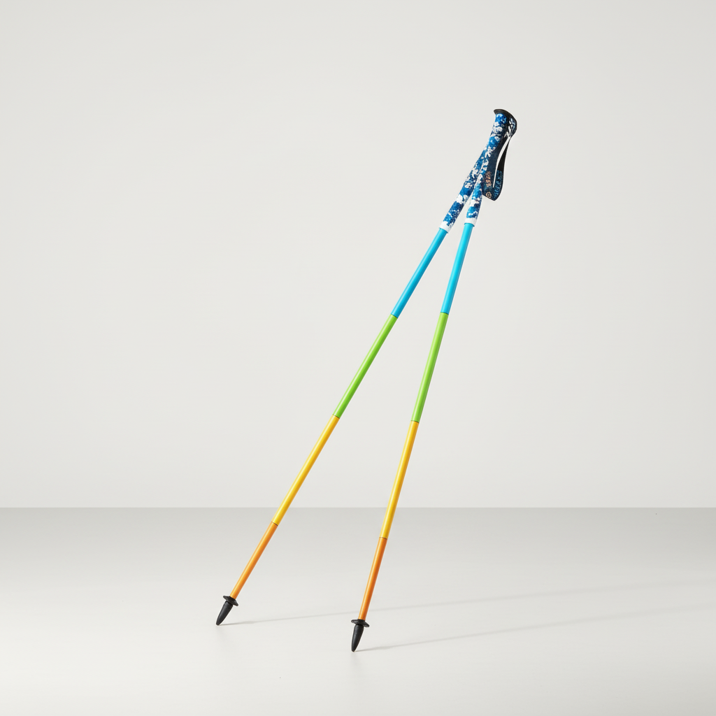 Ultraleichte Trekkingstöcke Aluminium faltbar mit EVA-Griff