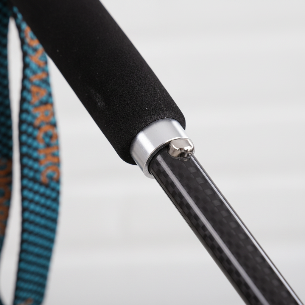 Ultraleichte Trekkingstöcke Aluminium faltbar mit EVA-Griff