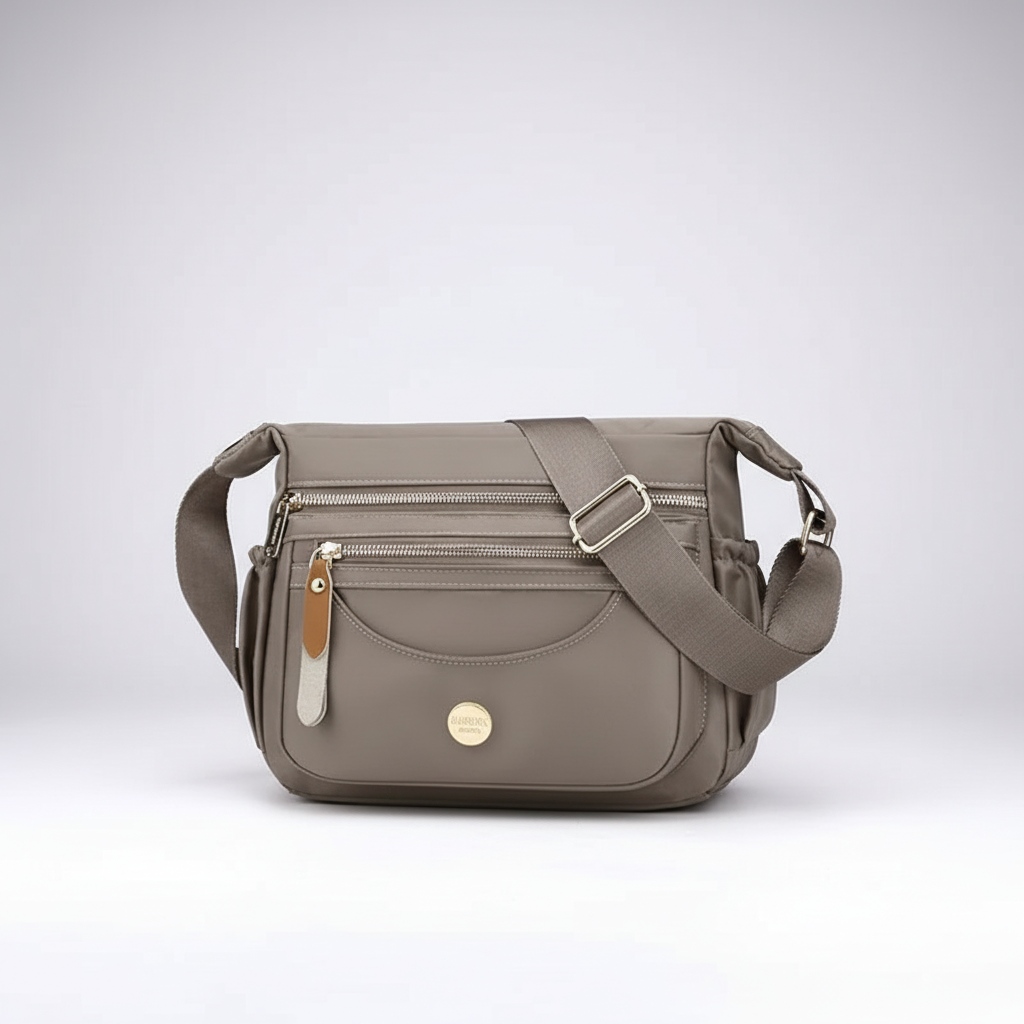 Crossbody-Tasche Nylon mit Organisationsfächern und verstellbarem Gurt