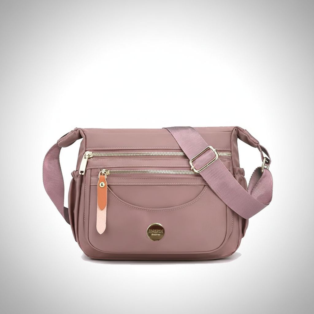 Crossbody-Tasche Nylon mit Organisationsfächern und verstellbarem Gurt