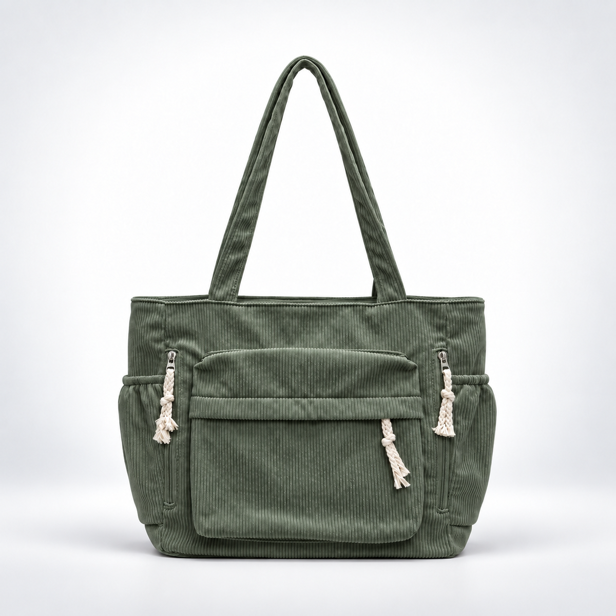 Camp Basel | Cordura Mehrtaschen-Cordsamt-Schultertasche