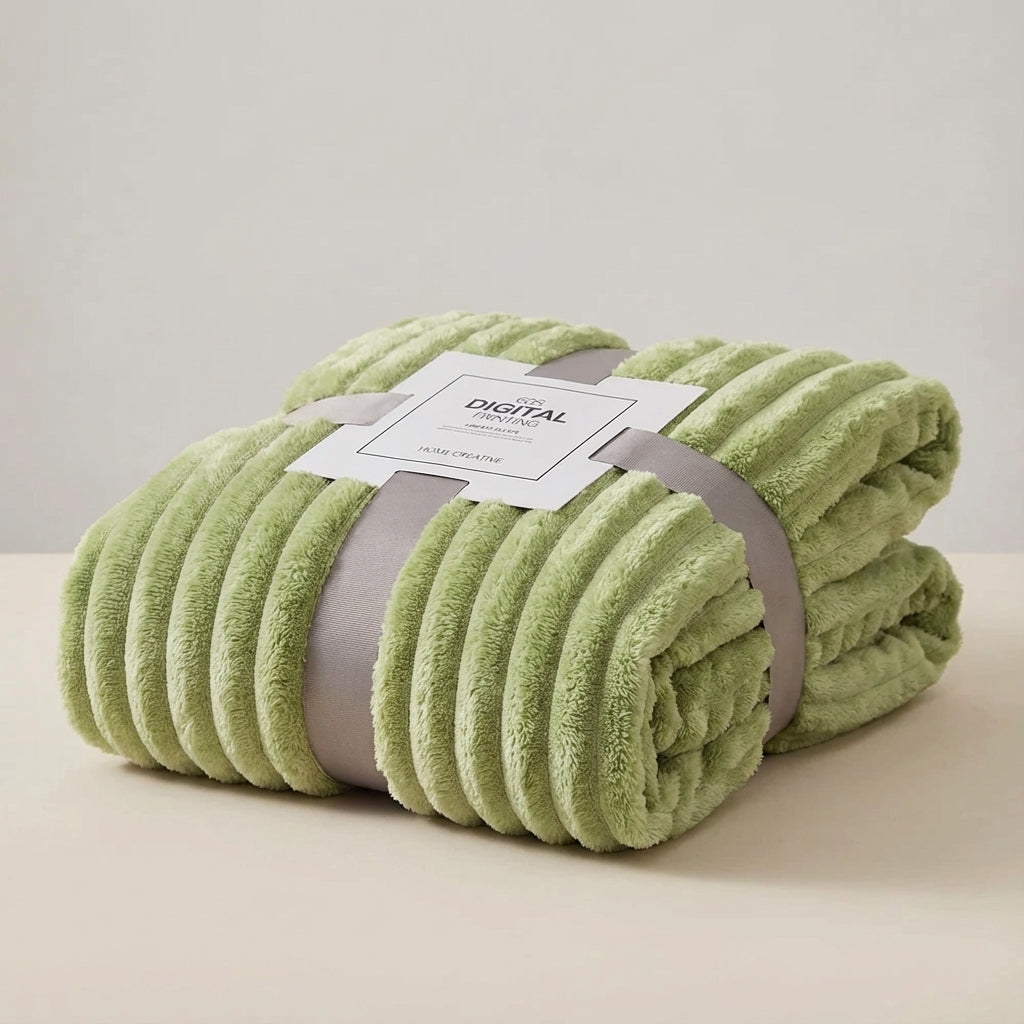 Dickflauschige Wurfdecke warm weich pillingresistent Winterdecke