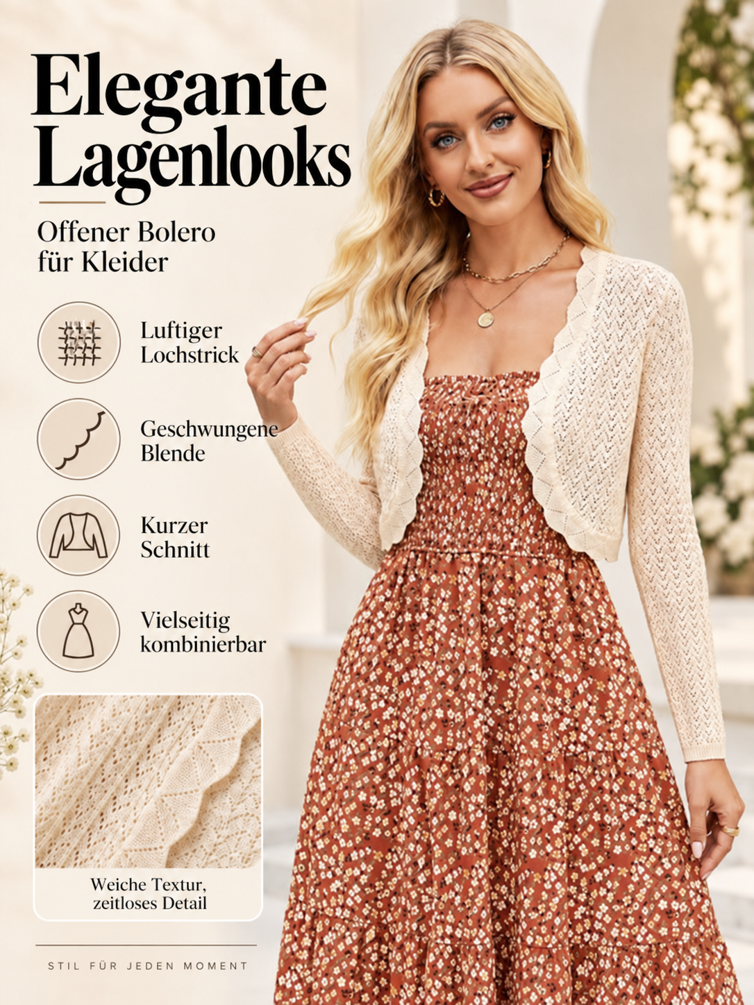 Camp Basel | Damen Cropped Cardigan