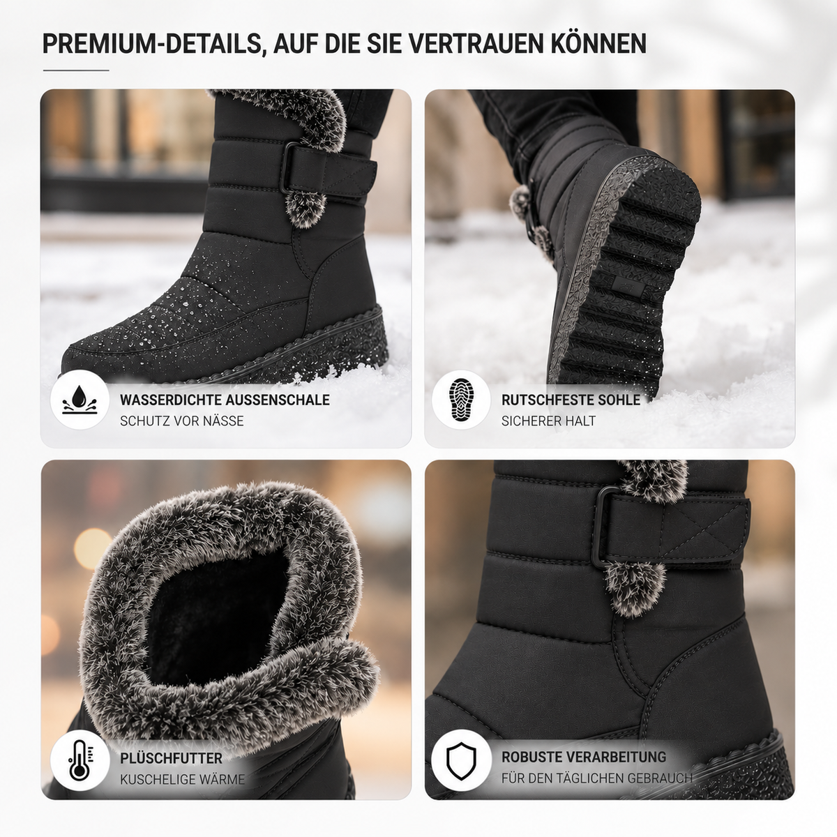 Camp Basel | Womens Isolierte Winterstiefel