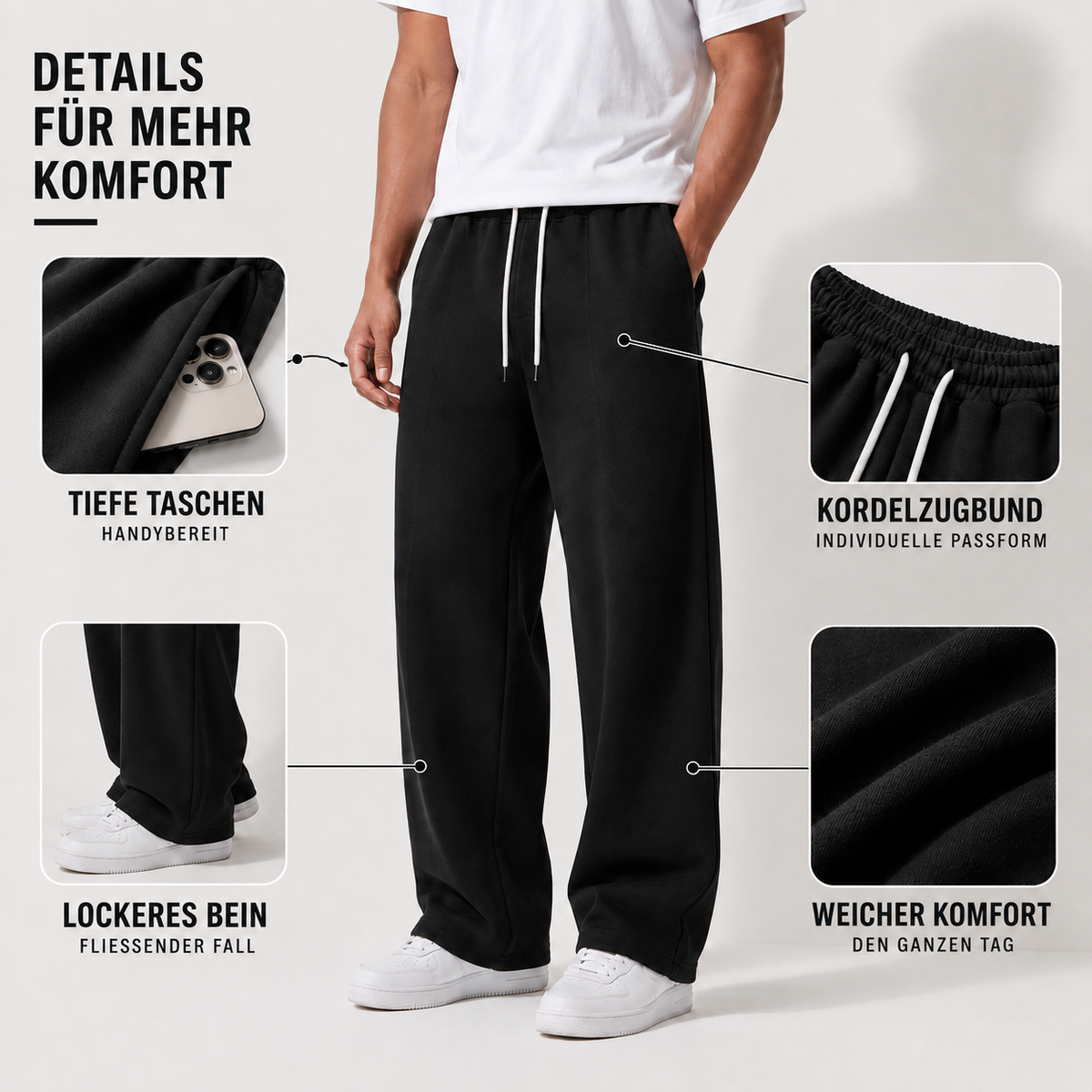 Camp Basel | Drifterso Lockere Jogginghose Volllänge