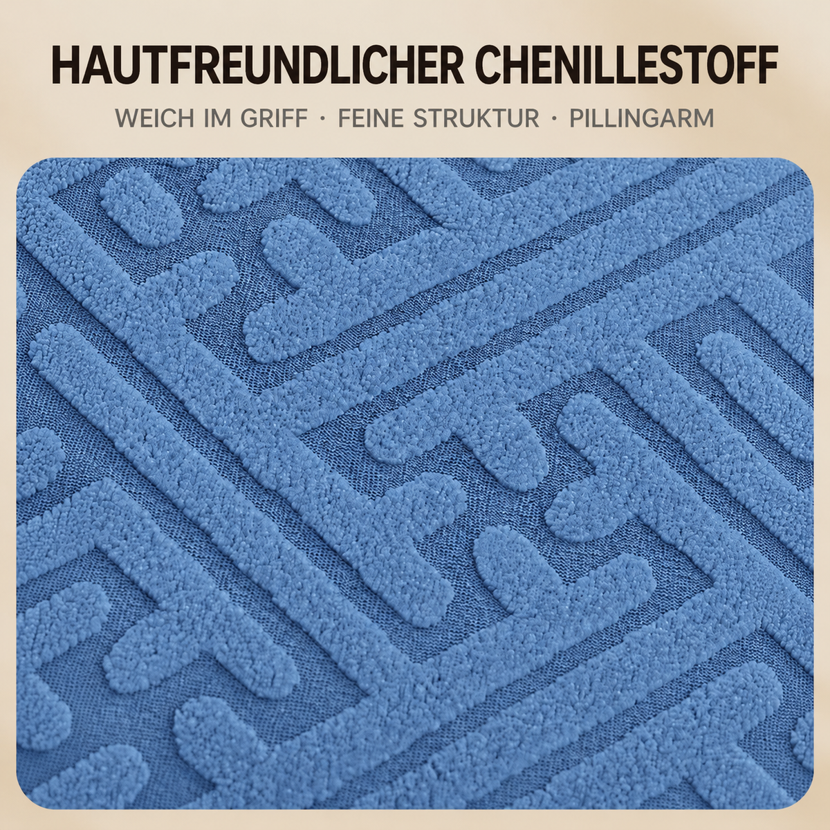 Camp Basel | Eleganter plissierter Stuhlbezug
