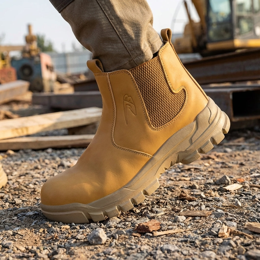 Sicherheitsstiefel wasserdicht Stahlkappe rutschfest Knöchelhöhe