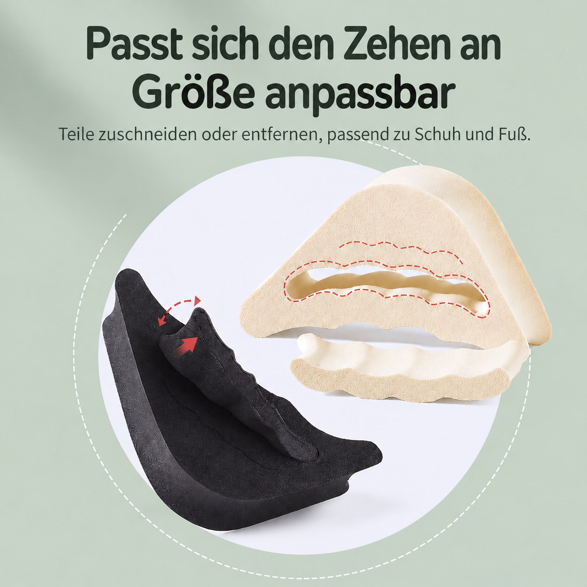 Camp Basel | Gepolsterte Schaumstoff-Zehenstopfen