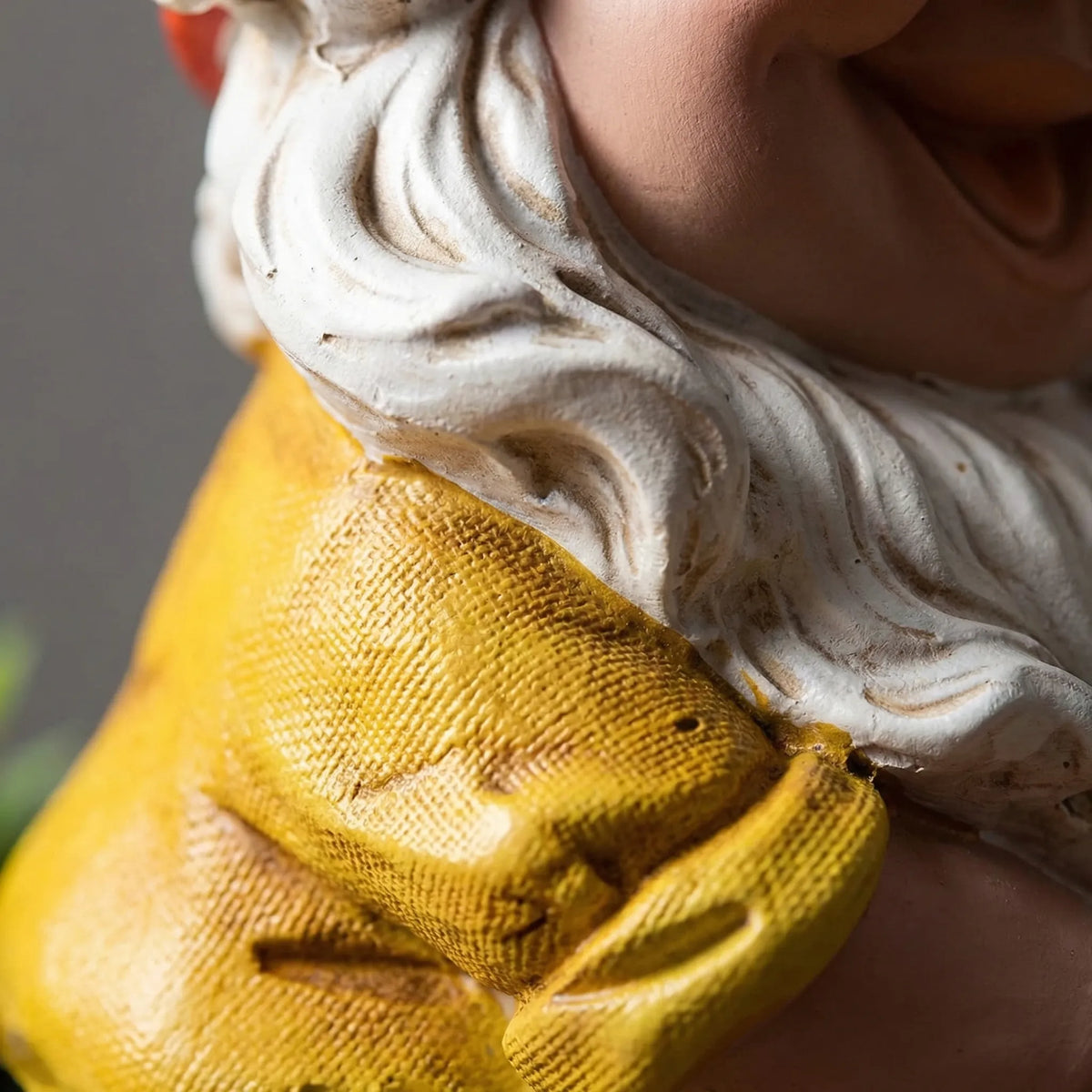 Gartenzwerg-Figur Dreirad Blumenkübel wetterfest detailreich