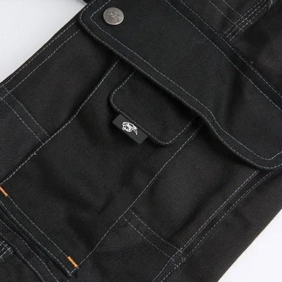 Herren-Arbeitslatzhose mit Cargo-Taschen verstärkte Nähte Handwerk