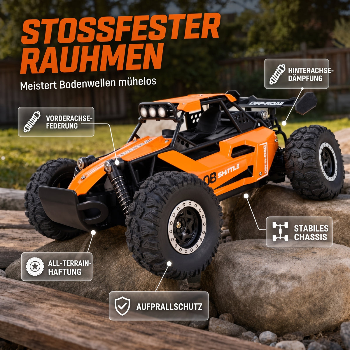 Camp Basel | Hochgeschwindigkeits-RC-Geländewagen