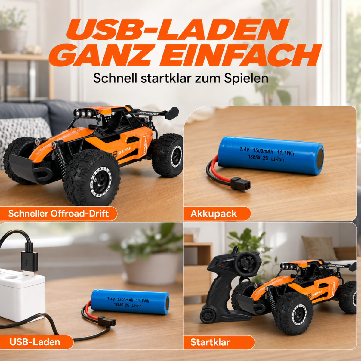 Camp Basel | Hochgeschwindigkeits-RC-Geländewagen