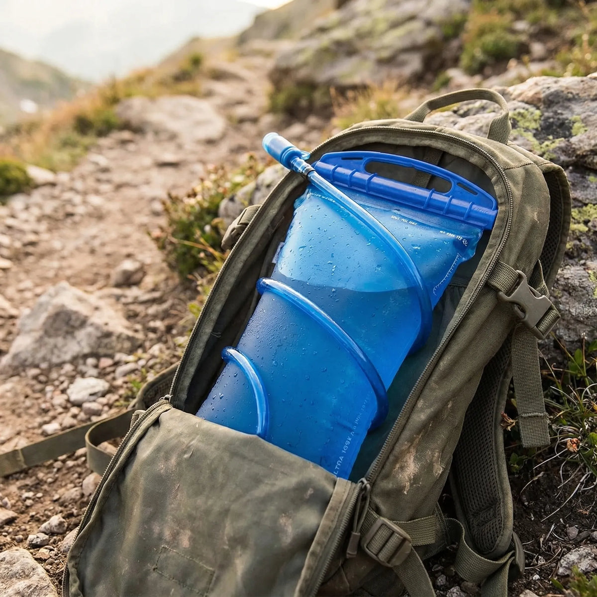 Trinkbeutel flexibel Biss-Ventil Schulter Laufen Wandern