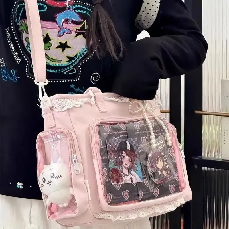 Japanischer Itabag mit durchsichtigem Anzeigeschacht für Anime-Collectibles