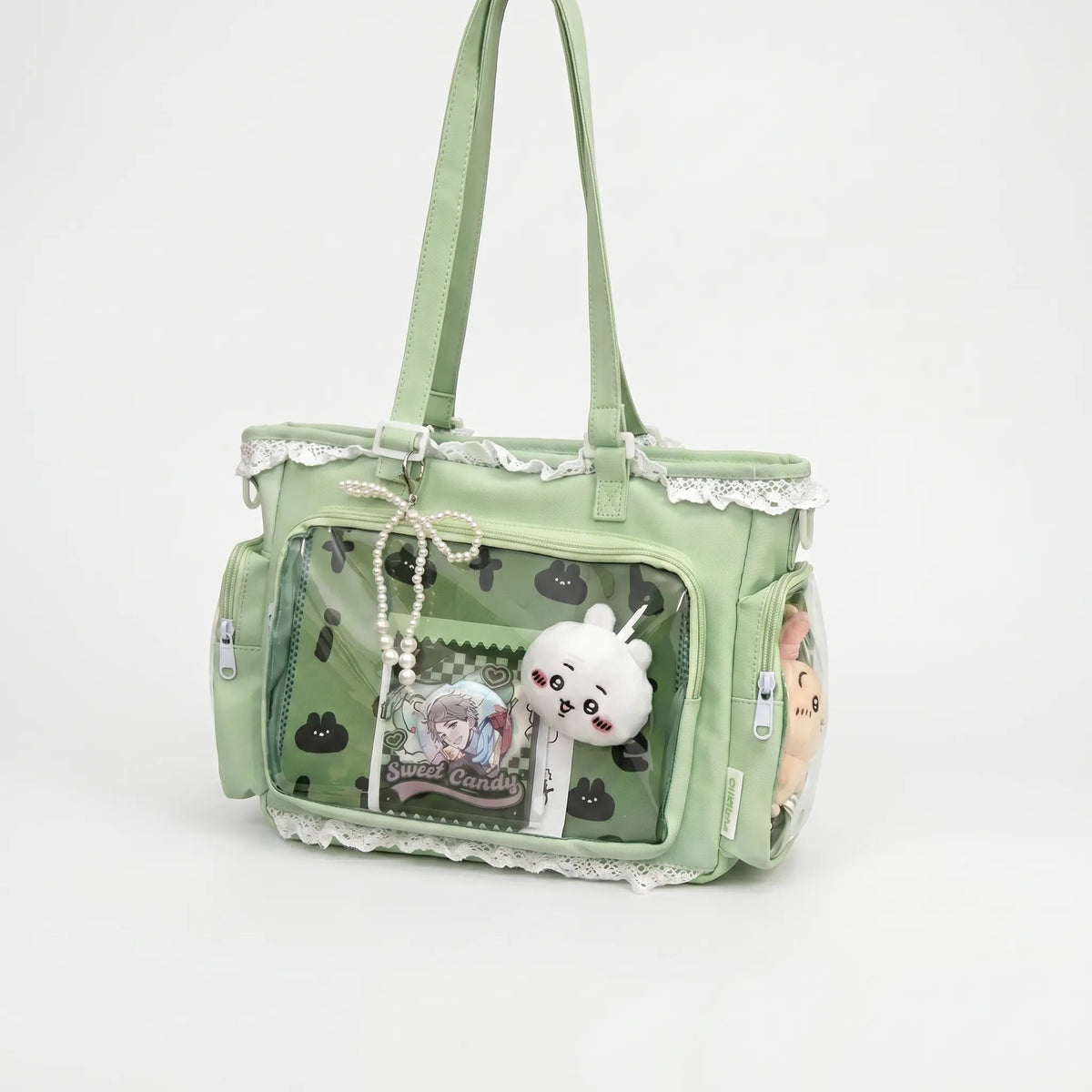 Japanischer Itabag mit durchsichtigem Anzeigeschacht für Anime-Collectibles