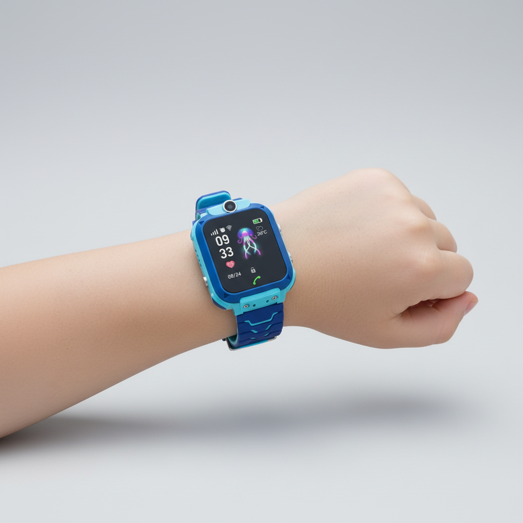 Kinder Smartwatch mit GPS, Notruftaste und robustem, wasserdichtem Gehäuse