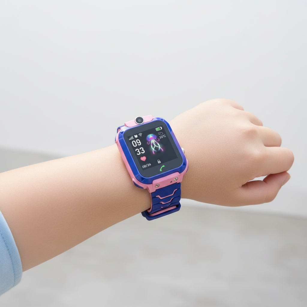 Kinder Smartwatch mit GPS, Notruftaste und robustem, wasserdichtem Gehäuse