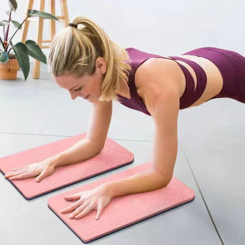Dicke Yoga-Kniematte gepolstert rutschfest für Gelenke