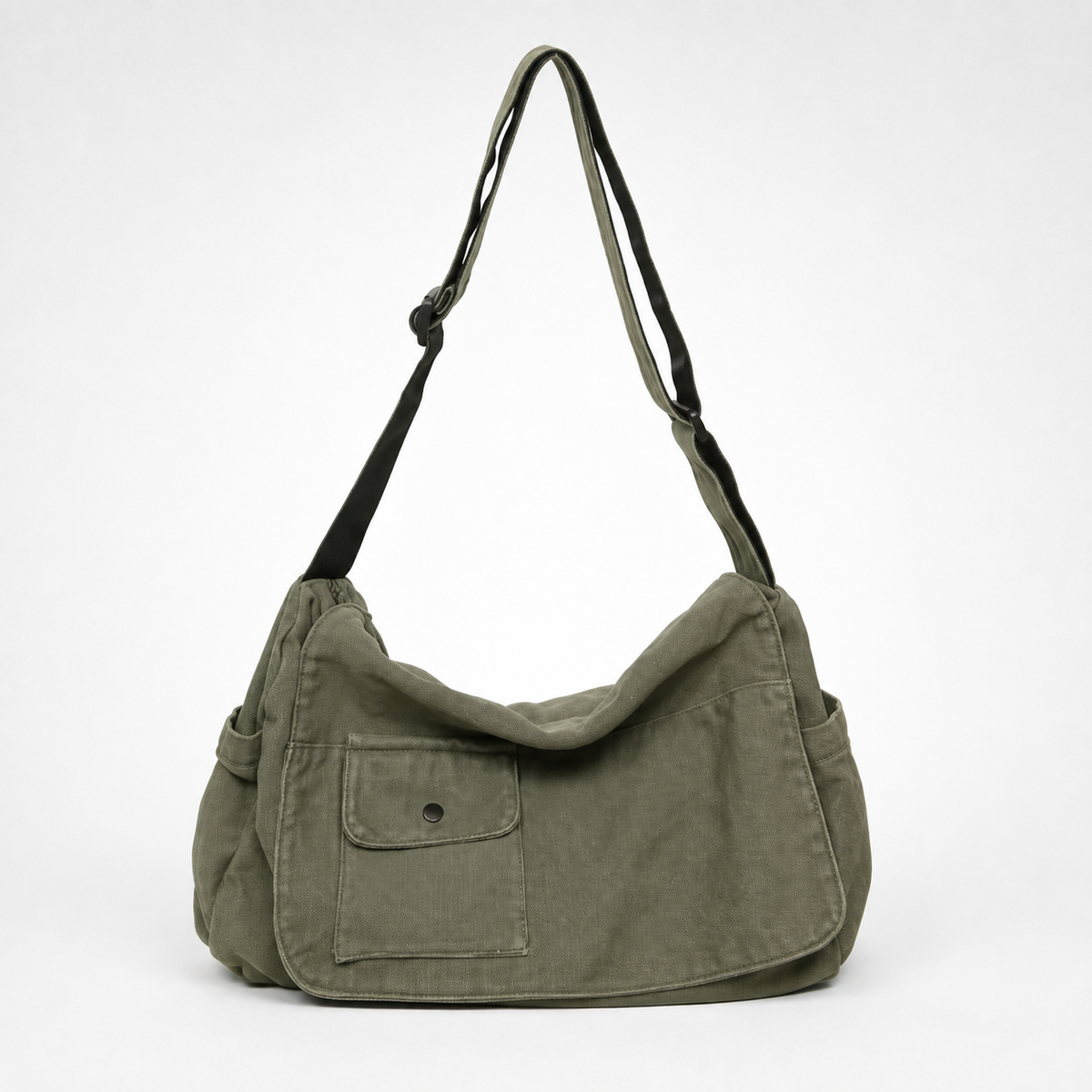 Camp Basel | Große Canvas Messenger Tasche