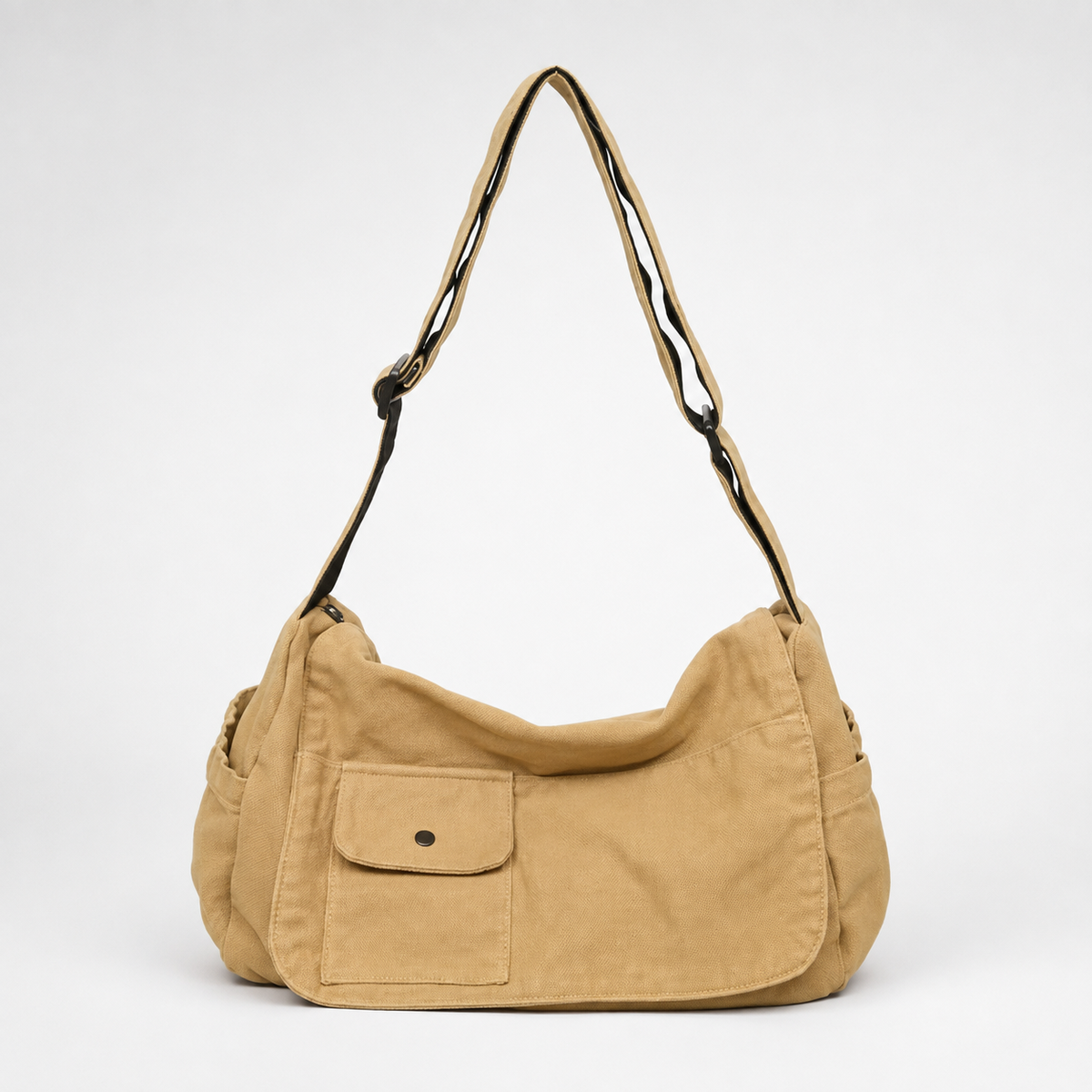 Camp Basel | Große Canvas Messenger Tasche