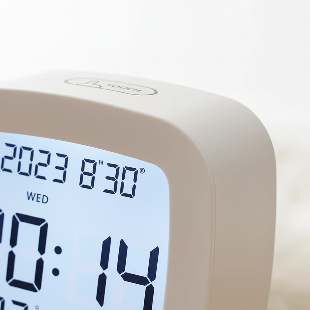 LED-Wecker mit Temperatur- und Feuchtigkeitsmessung digital