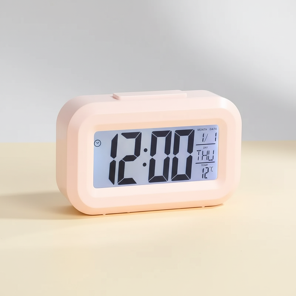 LED-Weckeruhr mit großem Display, Schlummerfunktion und Temperaturanzeige