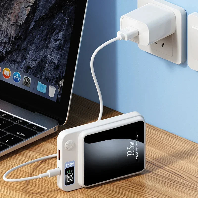 Magnetische kabellose Powerbank schnelles Laden digitale Anzeige