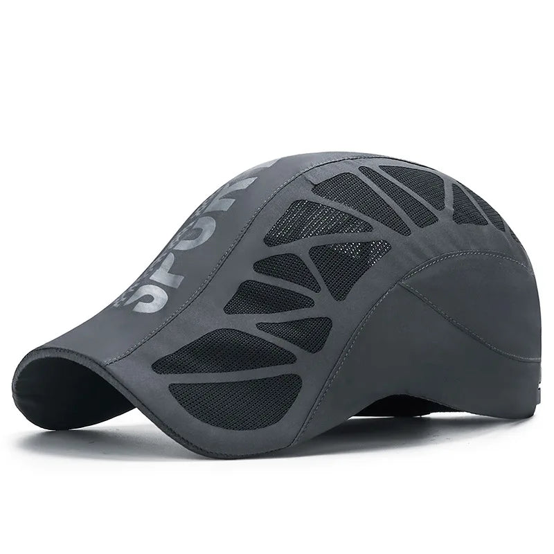 Atmungsaktive Mesh Sportkappe für Herren, schnelltrocknend, Sonnenschutz