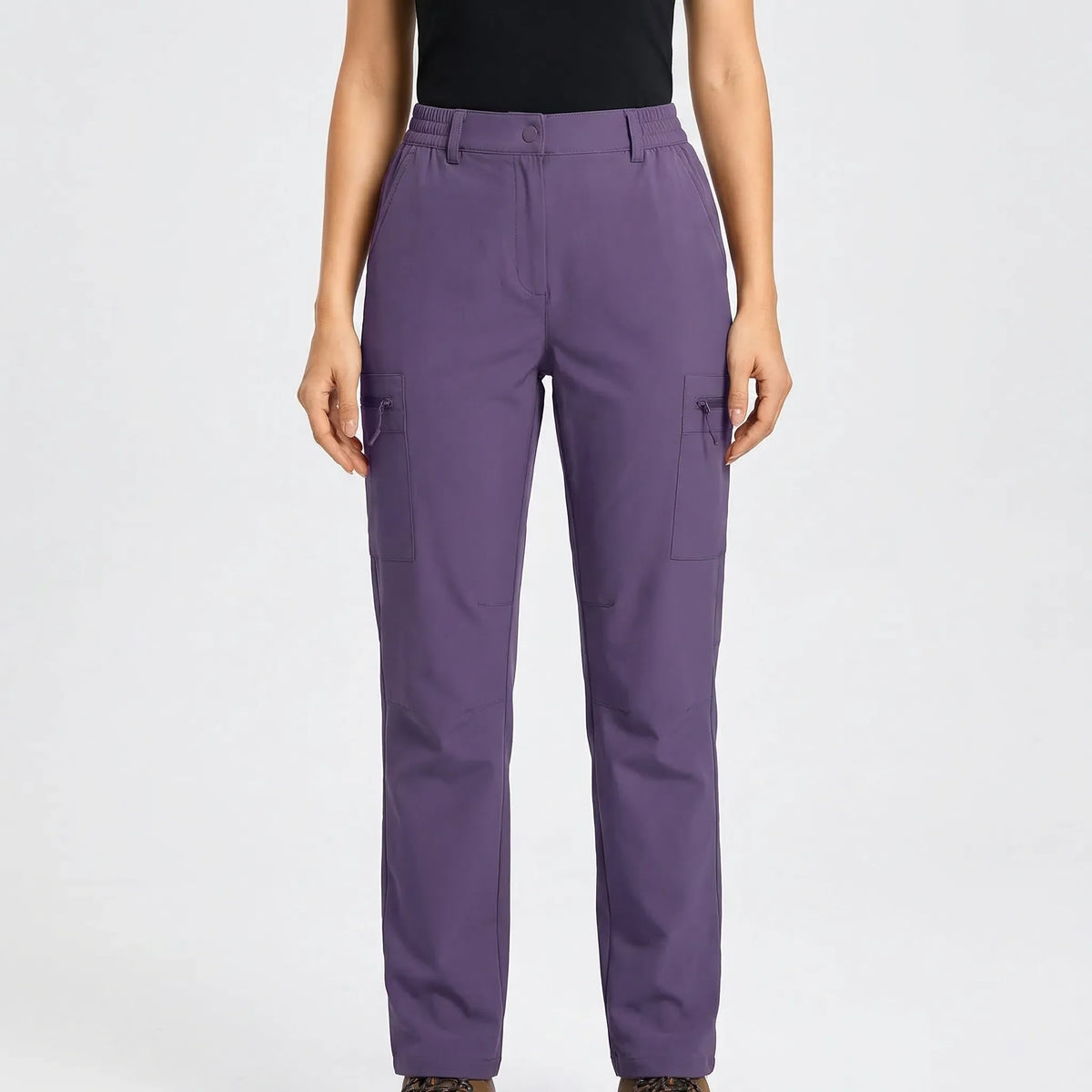 Leichte Damen Wanderhose für Trekking und Outdoor mit Reissverschlusstaschen