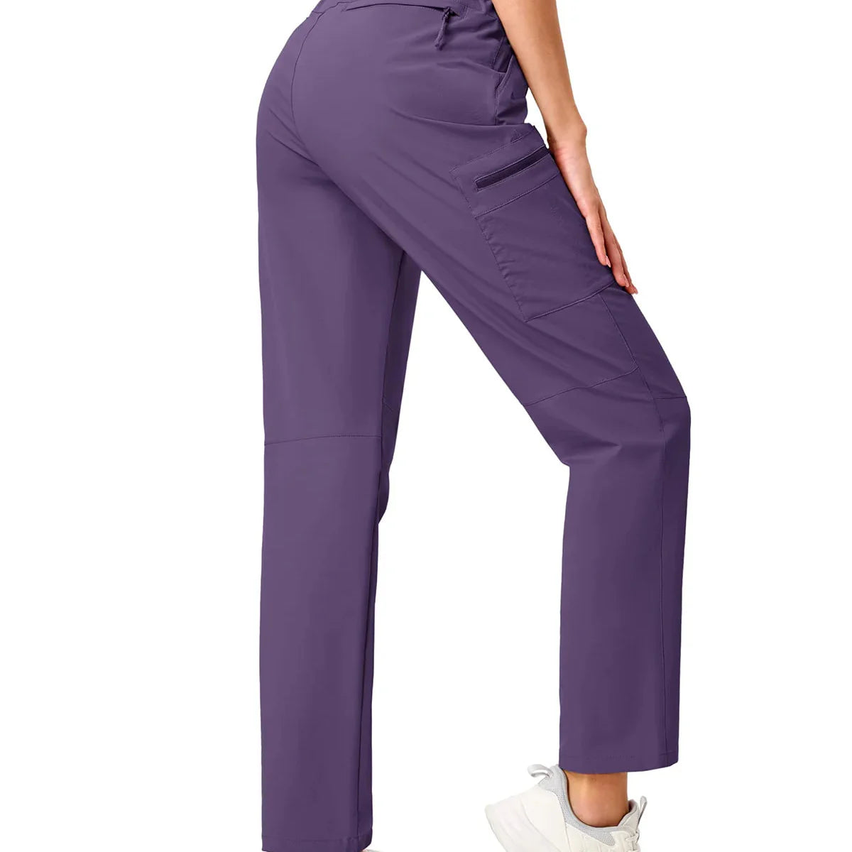 Leichte Damen Wanderhose für Trekking und Outdoor mit Reissverschlusstaschen