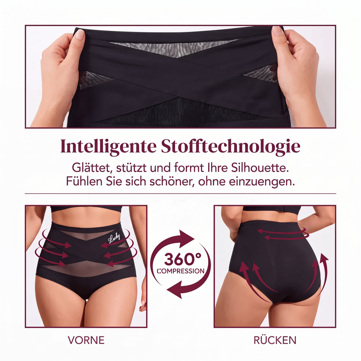Camp Basel | Nahtlose Shapewear-Panty