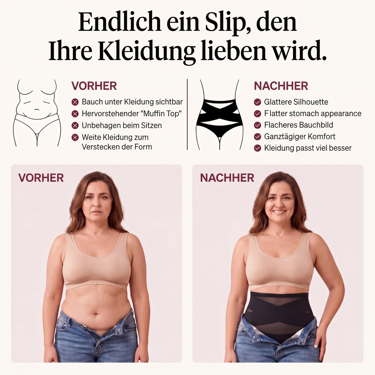 Camp Basel | Nahtlose Shapewear-Panty