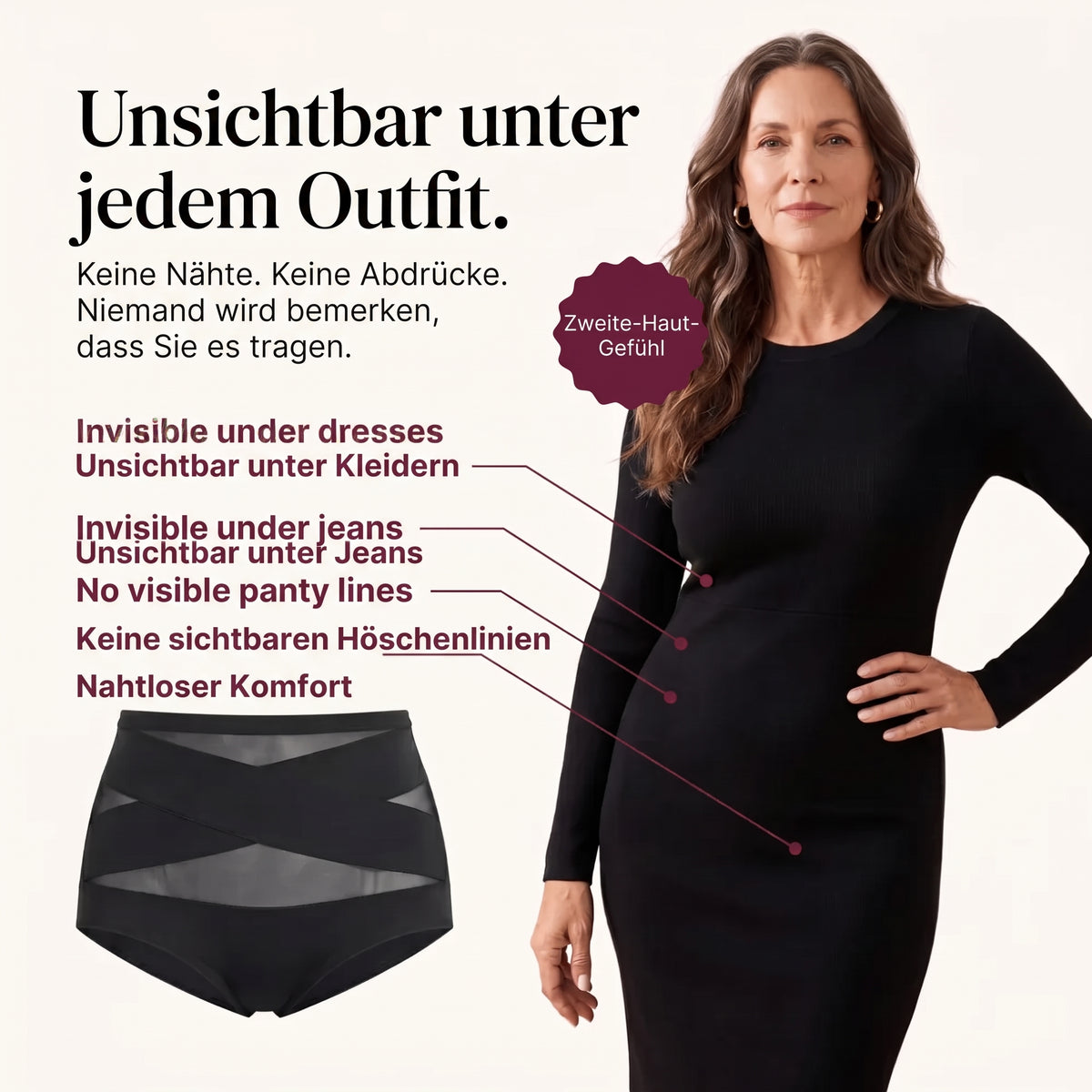 Camp Basel | Nahtlose Shapewear-Panty