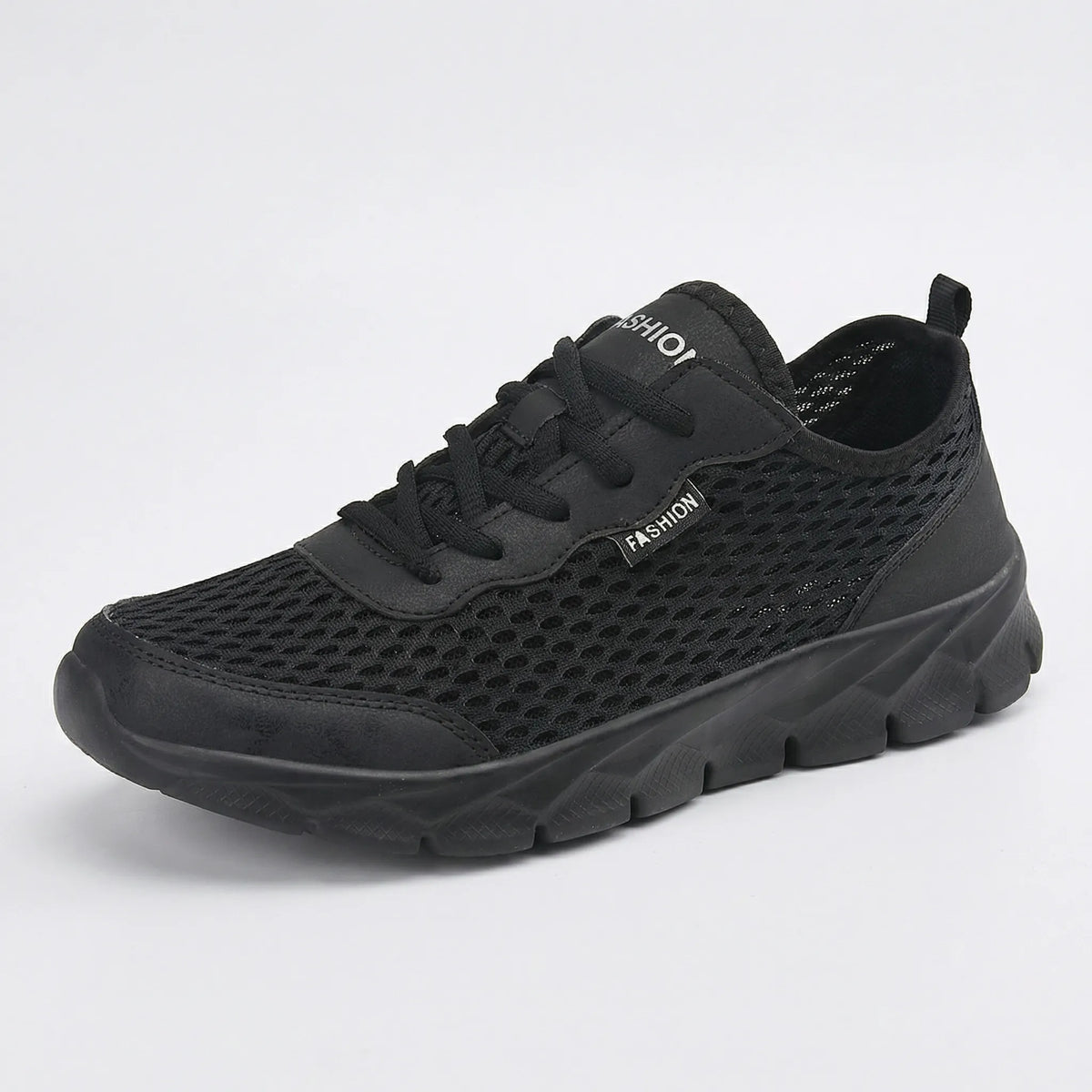 Herren-Laufschuhe leicht atmungsaktiv gepolsterte Sohle