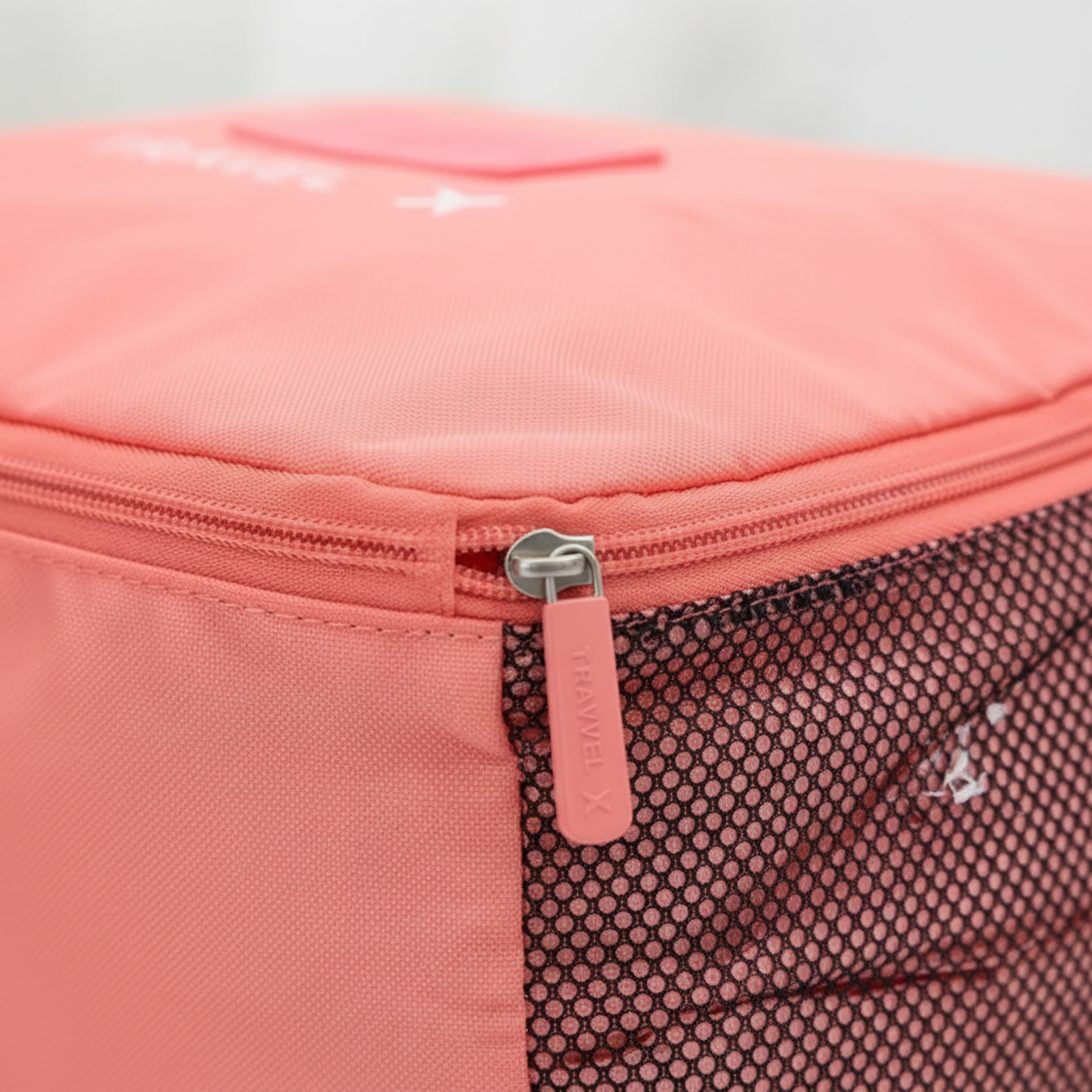 Wasserdichte Packwürfel-Set mit Mesh-Einsätzen für Reisegepäck